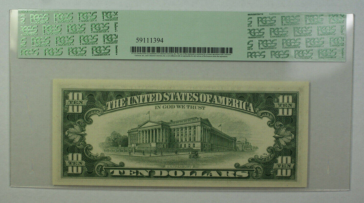 1969B $10 Bill *STAR* Federal Reserve Note FRN PCGS 64PPQ Fr. 2020-E (A)
