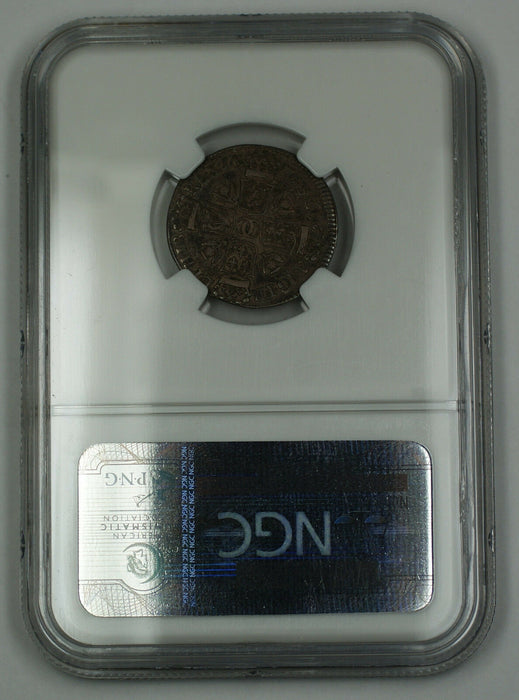 1676 Scotland 1/8 Dollar Silver Coin S-5622 Charles II NGC VF-30 AKR