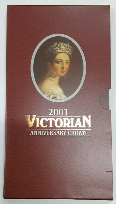 2001 Great Britain Crown BU Centennial of Queen Victoria in Royal Mint OGP