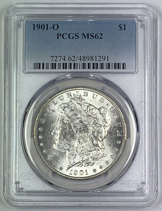 1901-O Morgan Silver $1 Dollar Coin PCGS MS 62 (6) G