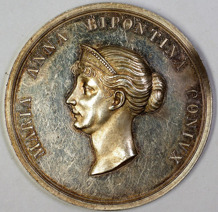 Wilhelmus Dux Boloariae and Maria Anna Bipontina Convix German Silver Medal