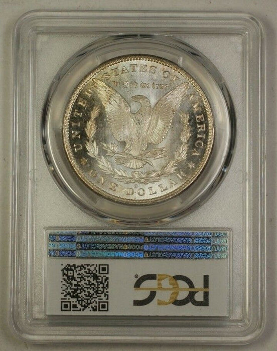 1879-S US Morgan Silver Dollar $1 Coin PCGS MS-64 Toned (Semi PL) 4
