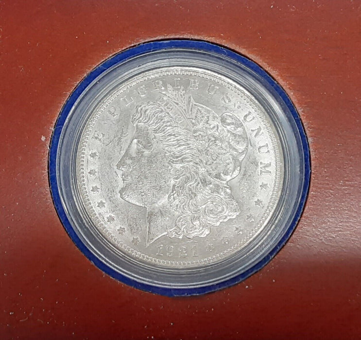 1921-D Morgan Silver Dollar/The Only Denver Mint Morgan $1 in Capsule & Case