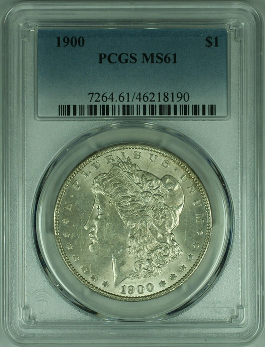 1900 Morgan Silver Dollar Coin PCGS MS-61   (47B)