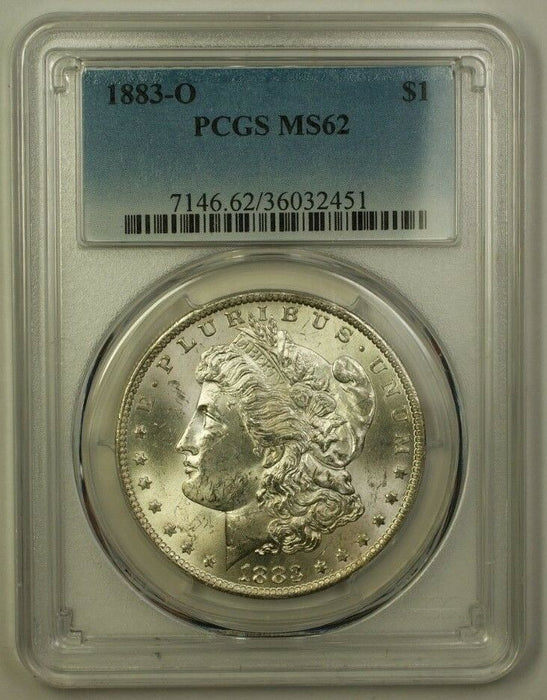 1883-O Morgan Silver Dollar $1 Coin PCGS MS-62 Brilliant Uncirculated BU (19) B