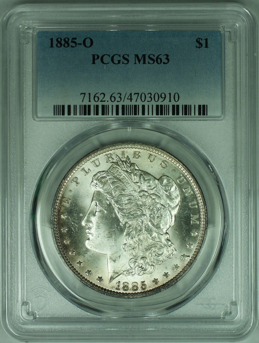 1885-O Morgan Silver Dollar Coin  PCGS MS-63 Better Coin   (39)