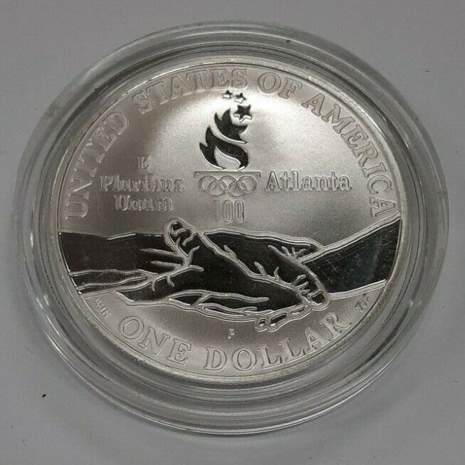 1995-P Olympic Track & Field Commem Proof Silver Dollar - Coin in Capsule ONLY