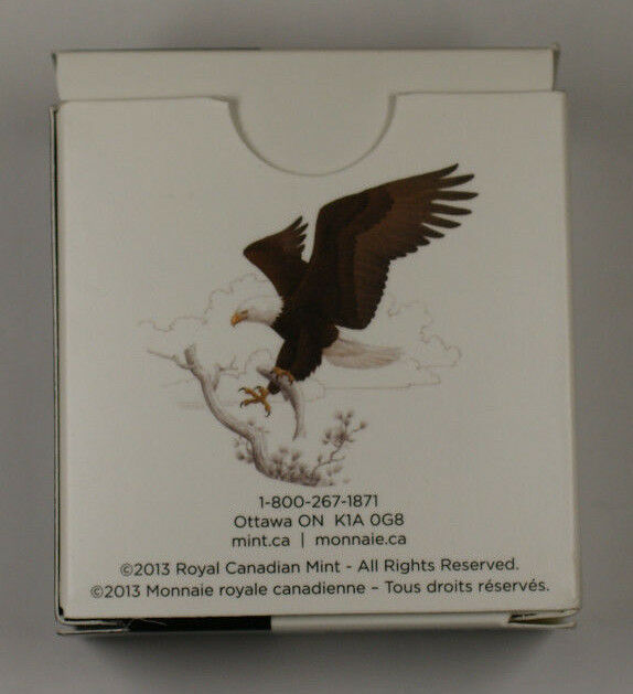 2013 Canada $20 1 Oz Fine Silver The Bald Eagle Returning From The Hunt