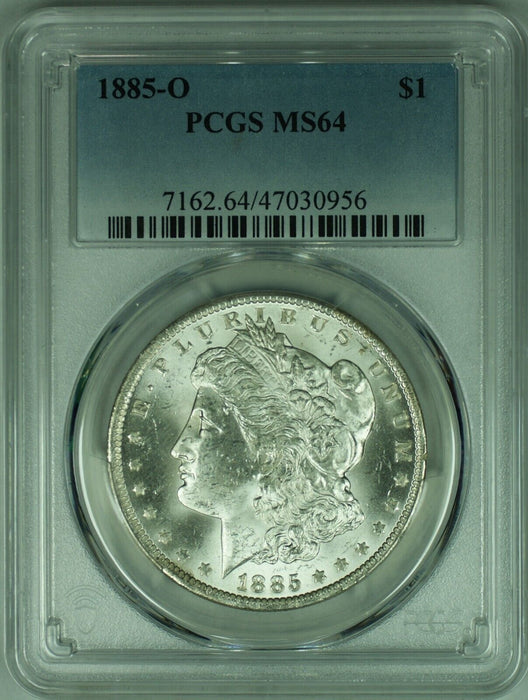 1885-O Morgan Silver Dollar Coin  PCGS MS-64   (39E)