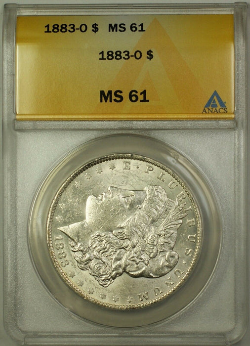 1883-O Morgan Silver Dollar $1 Coin ANACS MS-61 (16)