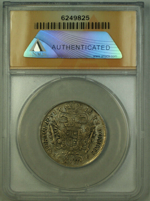 1751-KB Austria 17 Kreuzer Silver Coin ANACS EF-40 Details