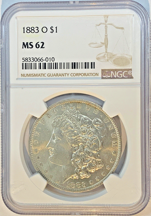 1883-O Morgan Silver Dollar NGC MS 62++