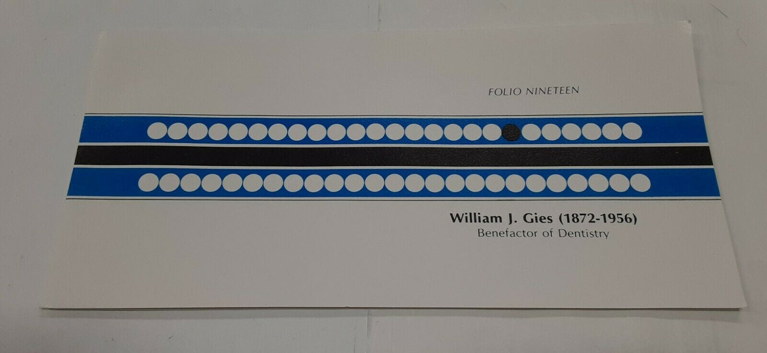 History of Dentistry .925 Silver PF Medals Franklin Mint- R.Bunon/WJ.Gies