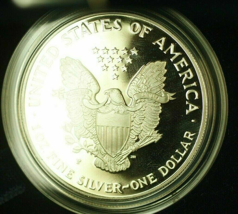 1997-P Proof American Silver Eagle S$1 1 Oz Troy .999 Fine With COA & OGP