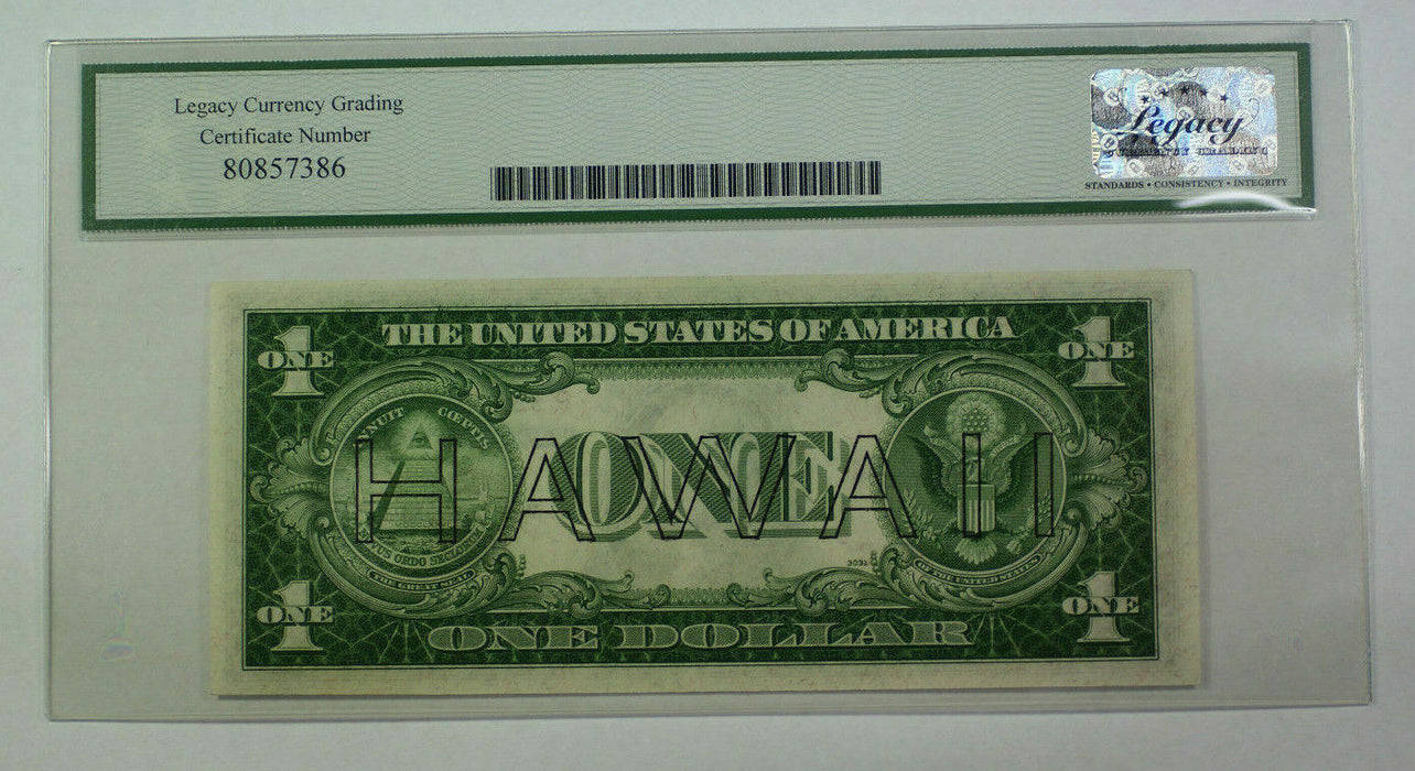 1935 A $1 One Dollar Hawaii Silver Certificate Fr. 2300 Legacy 65 PPQ