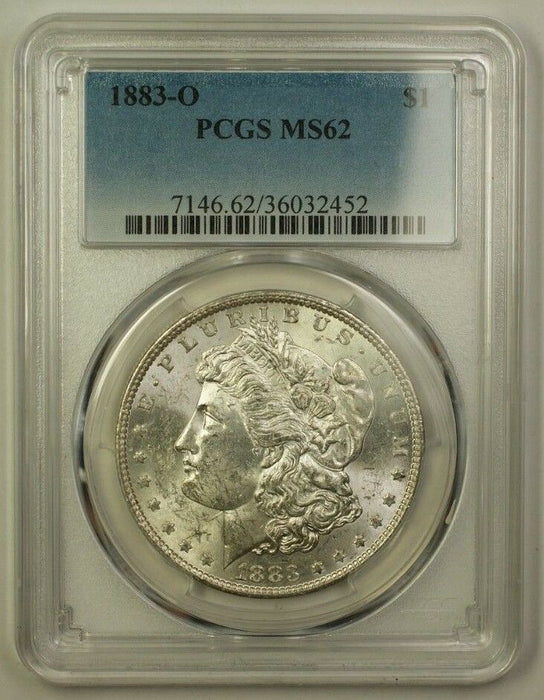 1883-O Morgan Silver Dollar $1 Coin PCGS MS-62 Brilliant Uncirculated BU (19) A