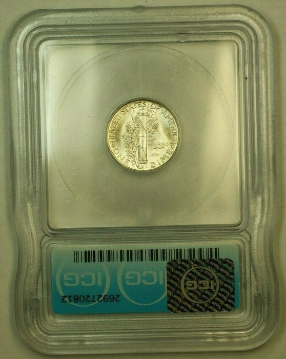 1945-S Silver Mercury Dime 10c Coin ICG MS-65 JJ
