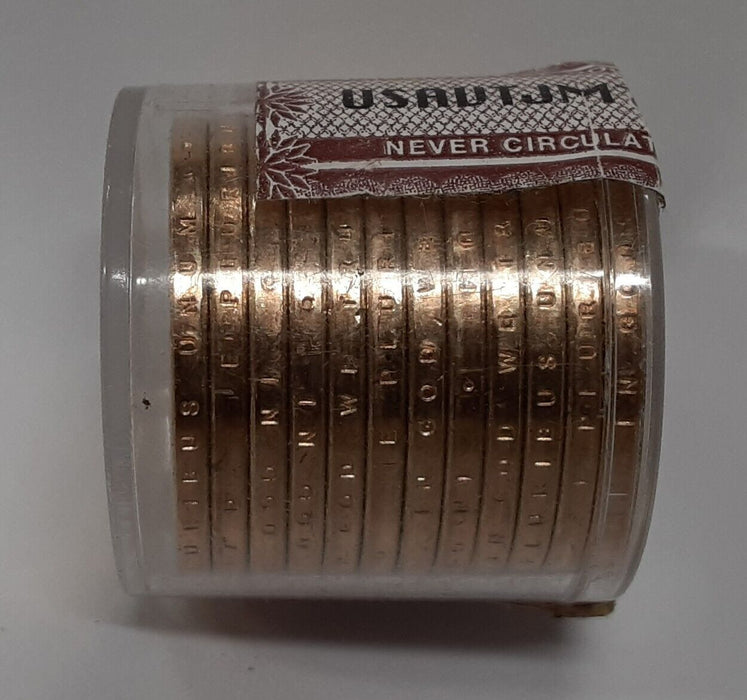 2007-D James Madison Presidential Dollars-12 BU  Coins in WM Exchange Roll