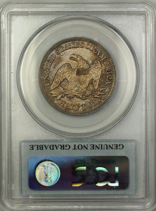 1851-O Seated Liberty Half 50c Coin PCGS Genuine Very Ch Near Gem Full Strike TW