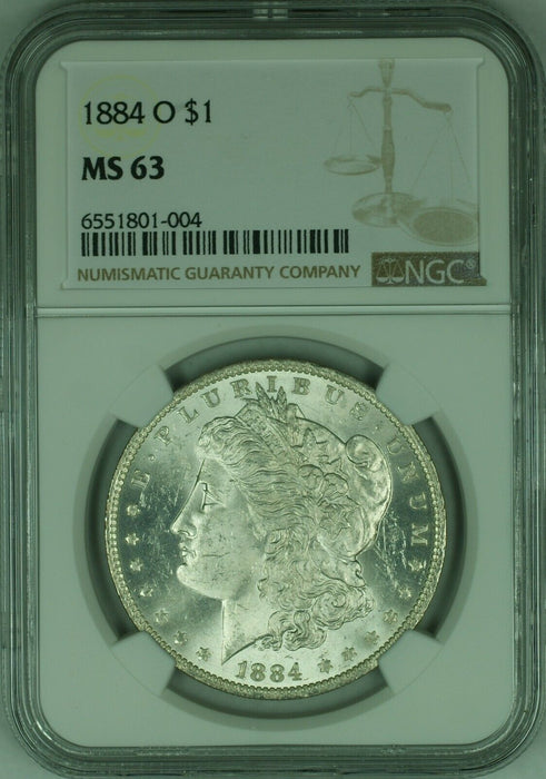 1884-O $1 Morgan Silver Dollar Coin NGC MS-63  (21E)