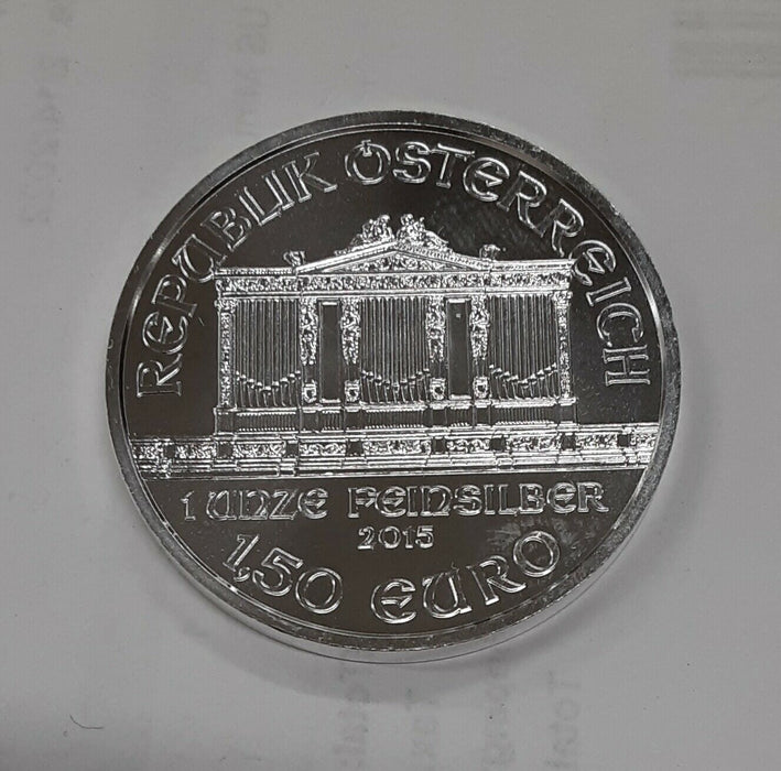 2015 Austrian Philharmonic 1oz Silver Coin BU