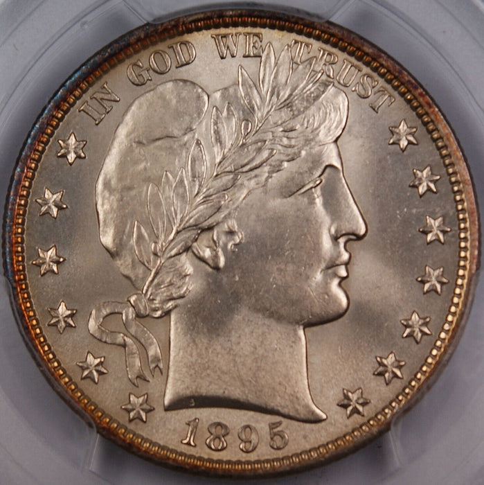 1895 Silver Barber Half Dollar, PCGS UNC Details *Very Choice BU Coin*