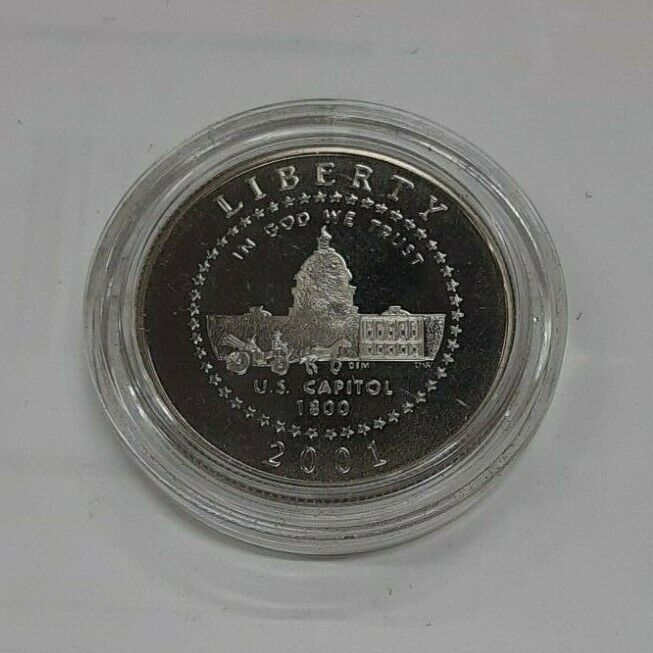 2001-P Capitol Visitor Center Commem Proof Half Dollar Coin in Capsule ONLY