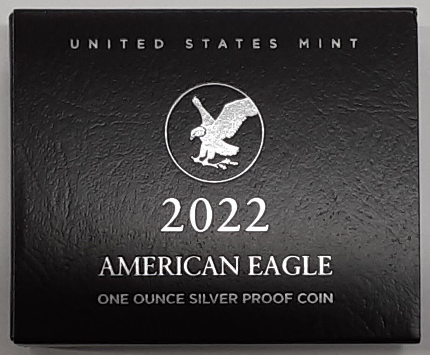 2022-W Proof American Silver Eagle 1oz Coin With OGP & COA