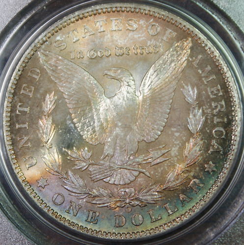 1904-O Morgan Silver Dollar Coin, PCGS MS-63 Toned