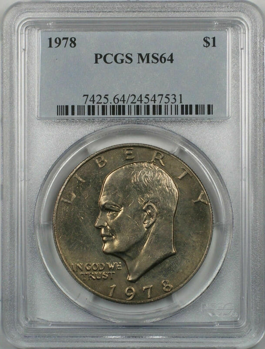 1978 Eisenhower  Ike Dollar $1 Coin PCGS MS64 (BR-39 N)