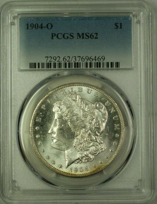 1904-O Morgan Silver Dollar $1 Coin PCGS MS-62 (Better Coin) (18) B