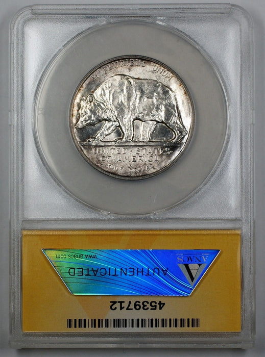 1925-S California Commemorative Silver Half Dollar ANACS MS 62 (Better Coin) (B)