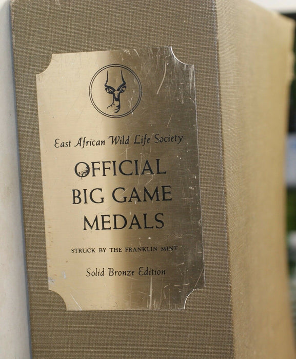East African Wildlife Society/Franklin Mint Proof Bronze Big Game Medal Set