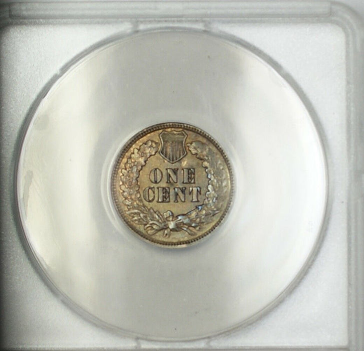 1872 Indian Head Cent 1c ANACS AU-50 Details Whizzed Penny