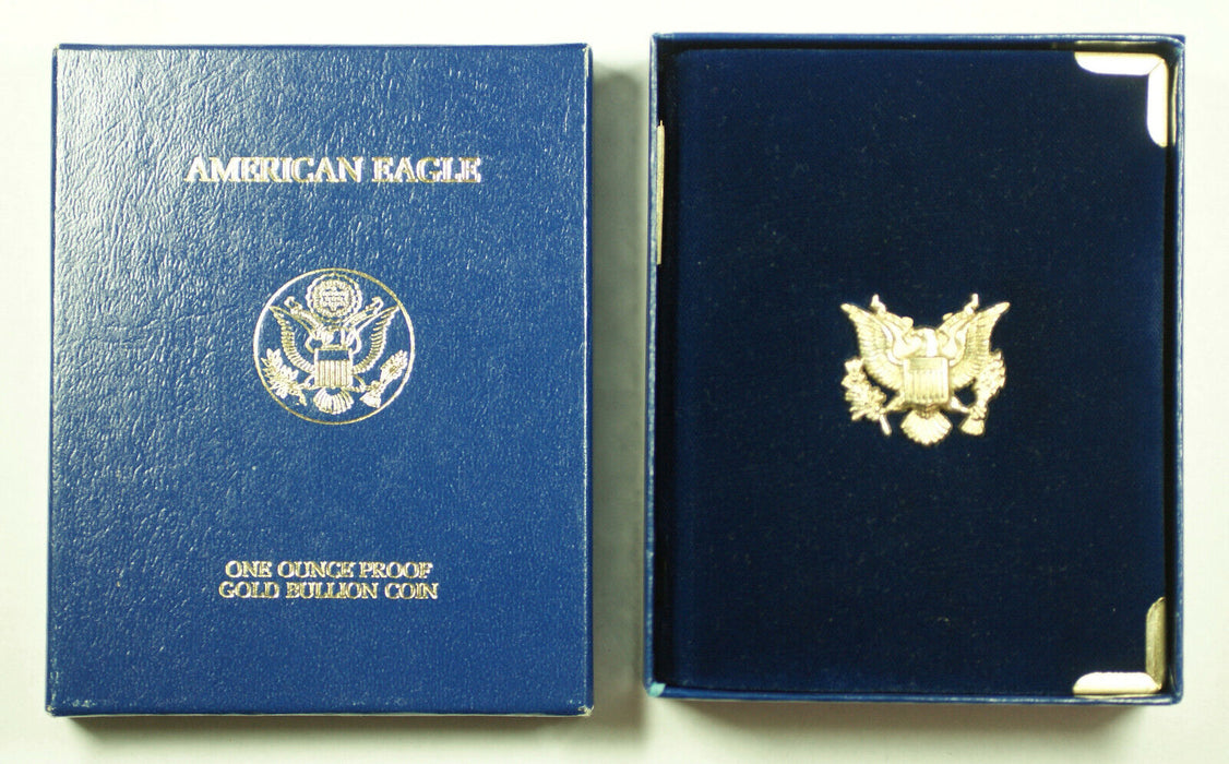 1997-W American Eagle Gold 1 Oz Proof Coin in Mint Box w/ COA