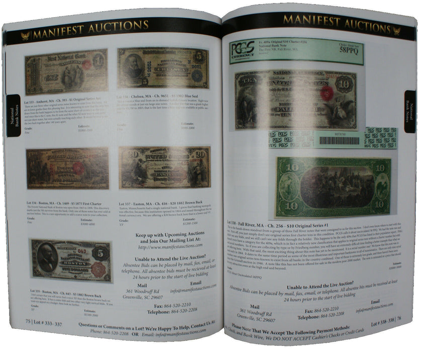 October 25 2014 Fall Auction Event Catalog Manifest Auctions (A137)