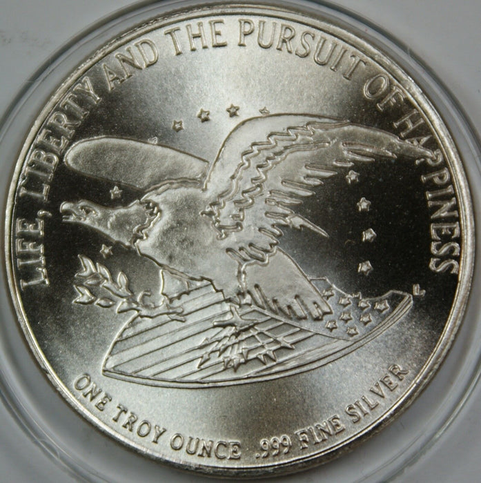 1991 200th Anniversary Bill of Rights Chrysler Corporation 1oz Silver Round