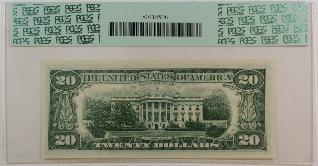 1969-A $20 FRN *E-A* Note, PCGS Gem 66 PPQ, Fr. 2068-E, Federal Reserve
