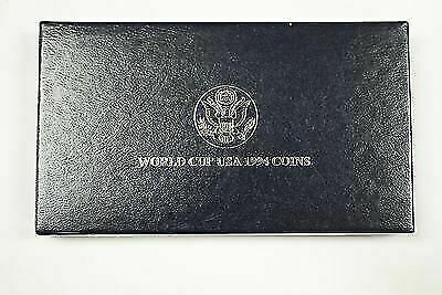 1994-S World Cup Commemorative 2 Coin $1 and 50c Proof Set US Mint Box with COA