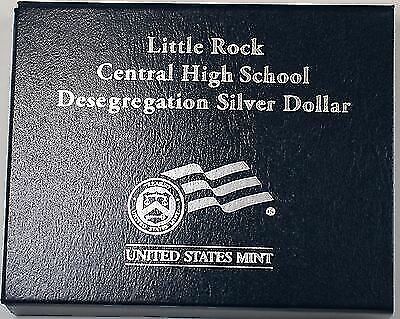 2007-P Little Rock Central High School Desegregation Silver Dollar Brilliant UNC