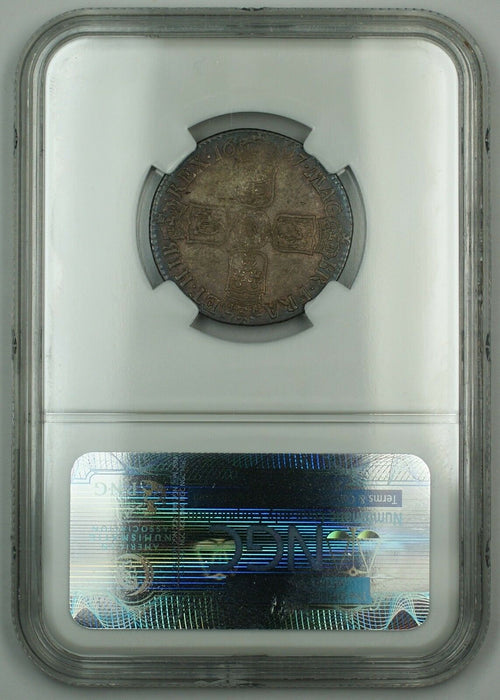 1697 England One Shilling Silver Coin ESC-1108 NGC XF-45 AKR