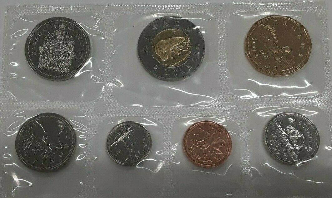 1999 Canada Mint Set- Proof Like- Uncirculated Coin Set