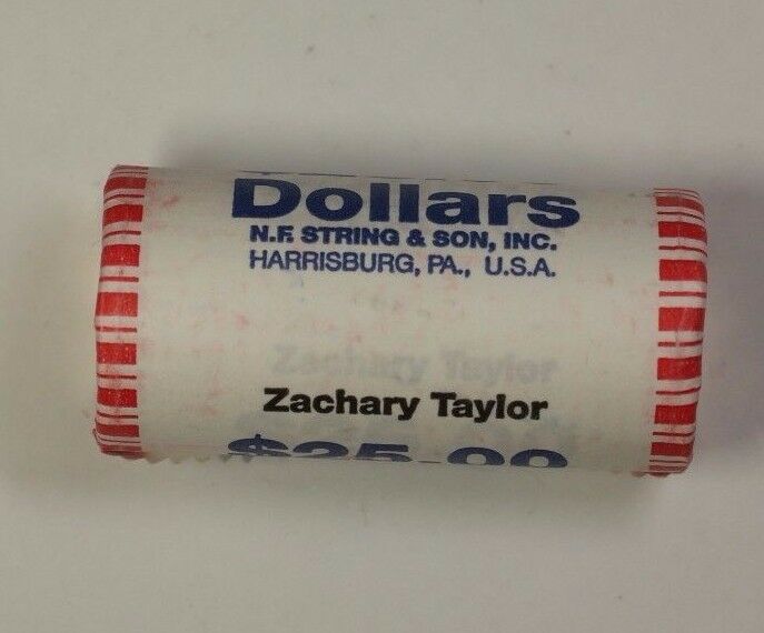 2009 Zachary Taylor Presidential Dollar Roll BU 25 $1 Coins *Mint Mark Unknown*
