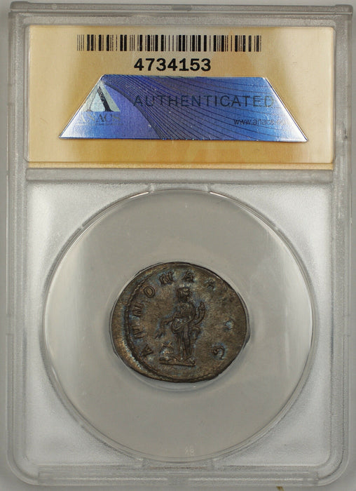 AD 244-249 Ancient Roman Silver Coin Philip I Rome Mint ANACS EF-45 AKR