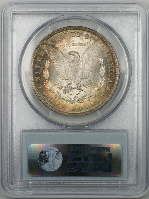 1885-O Morgan Silver Dollar $1 Coin PCGS MS 63 Toned (BR-18 N)