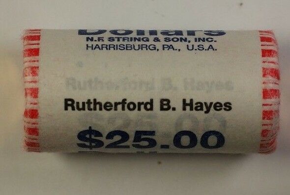 2011 Rutherford B Hayes Pres. Dollar Roll 25 BU $1 Coins *Mint Mark Unknown OBW