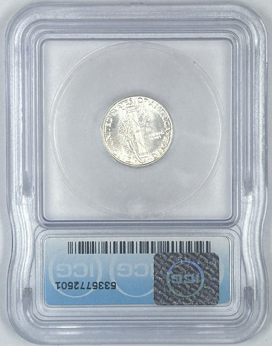 1944-D Mercury Silver Dime 10c Coin ICG MS 65 FB (54) A