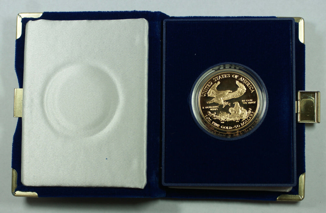 1987-W American Eagle Gold 1 Oz Proof Coin in Mint Box w/ COA