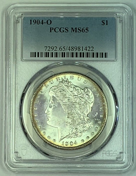 1904-O Morgan Silver $1 Dollar Coin PCGS MS 65 Looks Better (9)