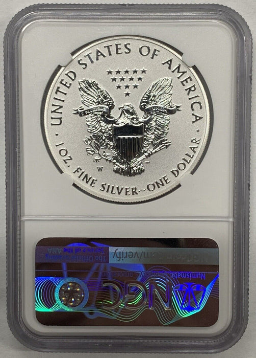 2021-W Reverse Proof American Silver $1 Eagle NGC PR 69 (48)